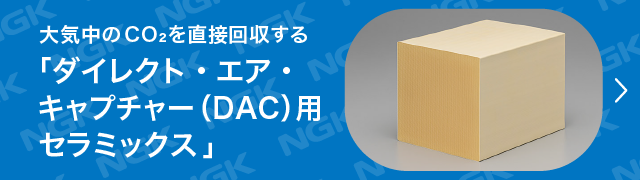 ダイレクト・エア・キャプチャー（DAC）用セラミックス