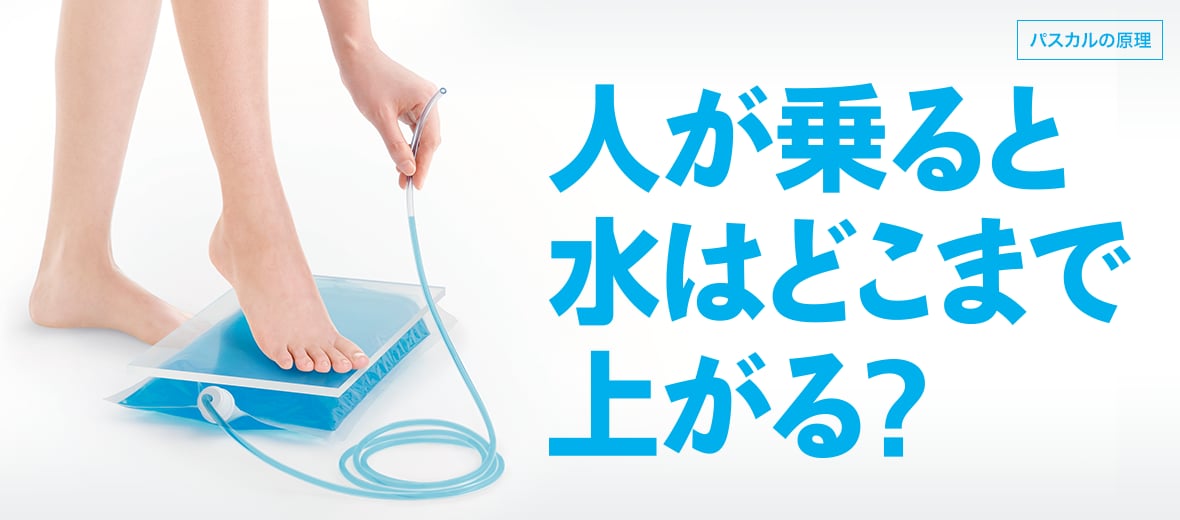 人が乗ると水はどこまで上がる?
